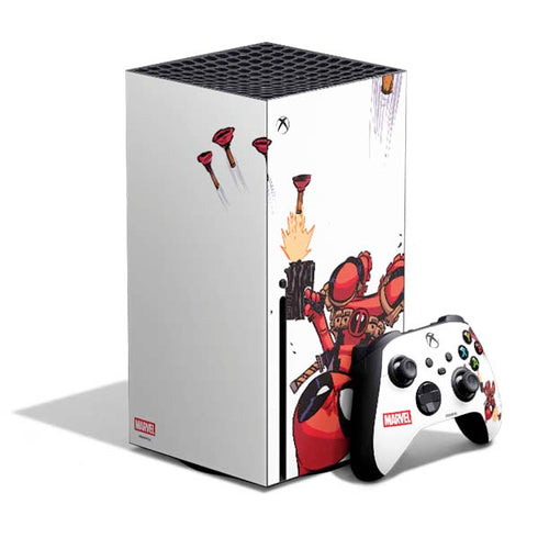 Marvel Deadpool Babypool Shooting Xbox Series X Skins